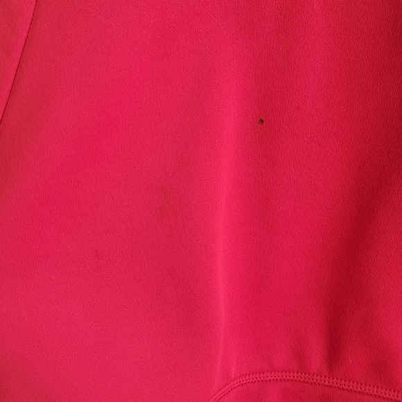 Adidas | Climawarm Red & Gray Logo Hoodie Sweatshirt Size Large - Picture 3 of 5